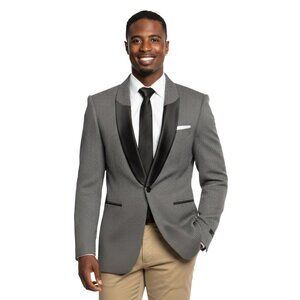 Birdseye Men's Blazer Satin Shawl Collar by Tazzio